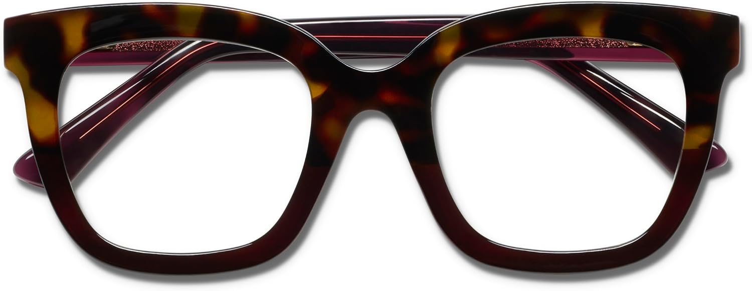 Peepers by PeeperSpecs Oprah's Favorite Things Women's Fanfare Square Blue Light Blocking Reading Glasses - Image 5