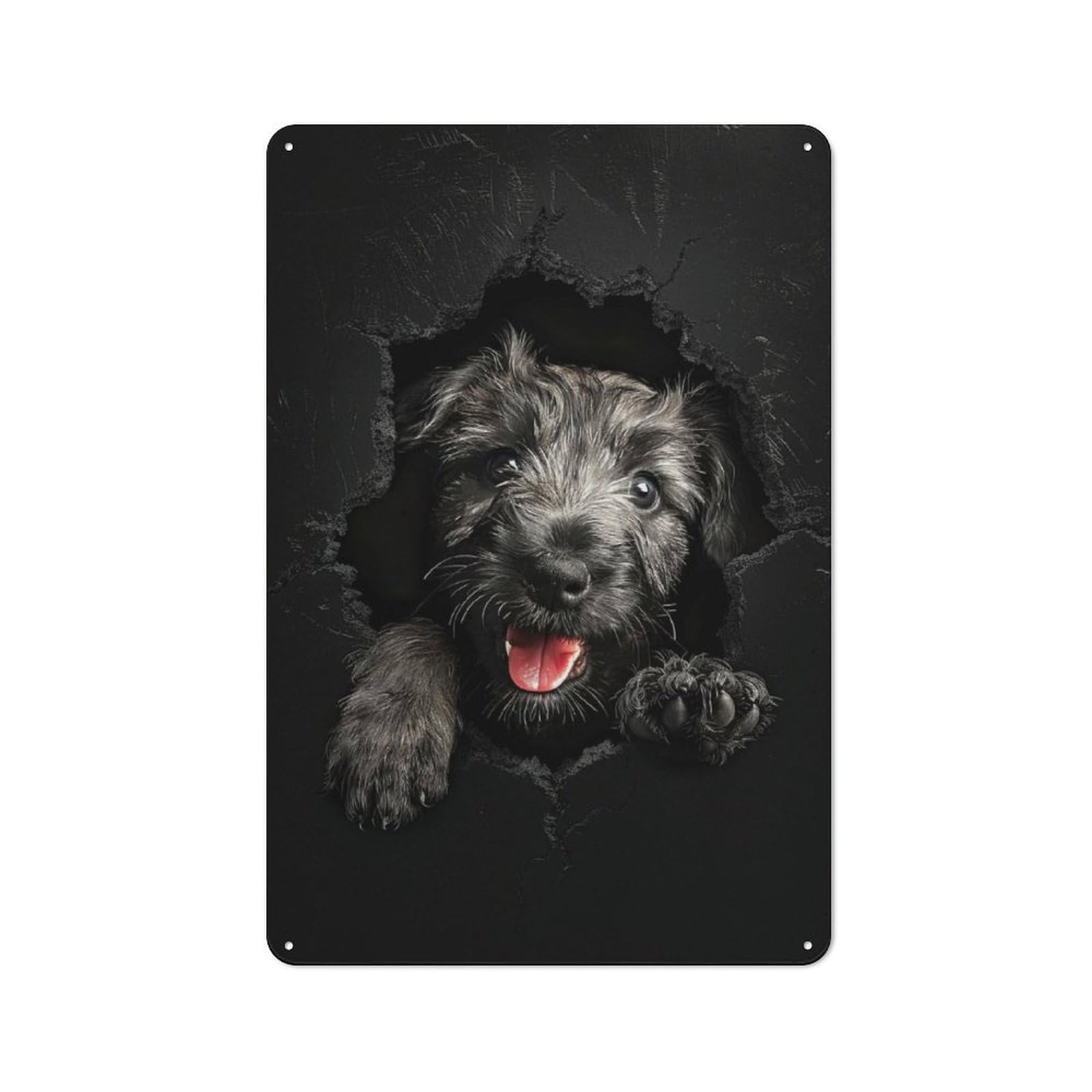 Junmoney Scottish Deerhound Vintage Tin Sign 30X20cm With For Workshop Wall, For Kitchen, Dining Room And Home Bar Wall Decor