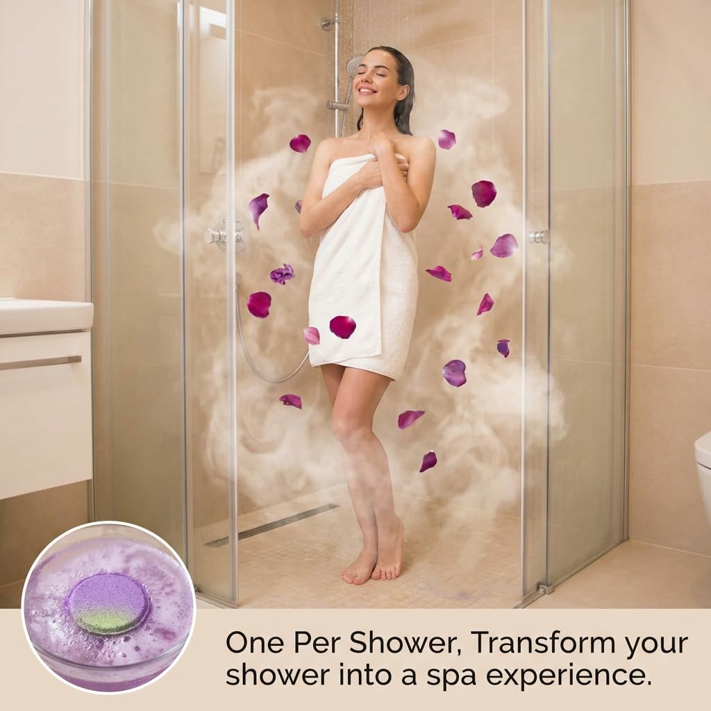 Aromatherapy Shower Steamers with Essential Oil Fragrance