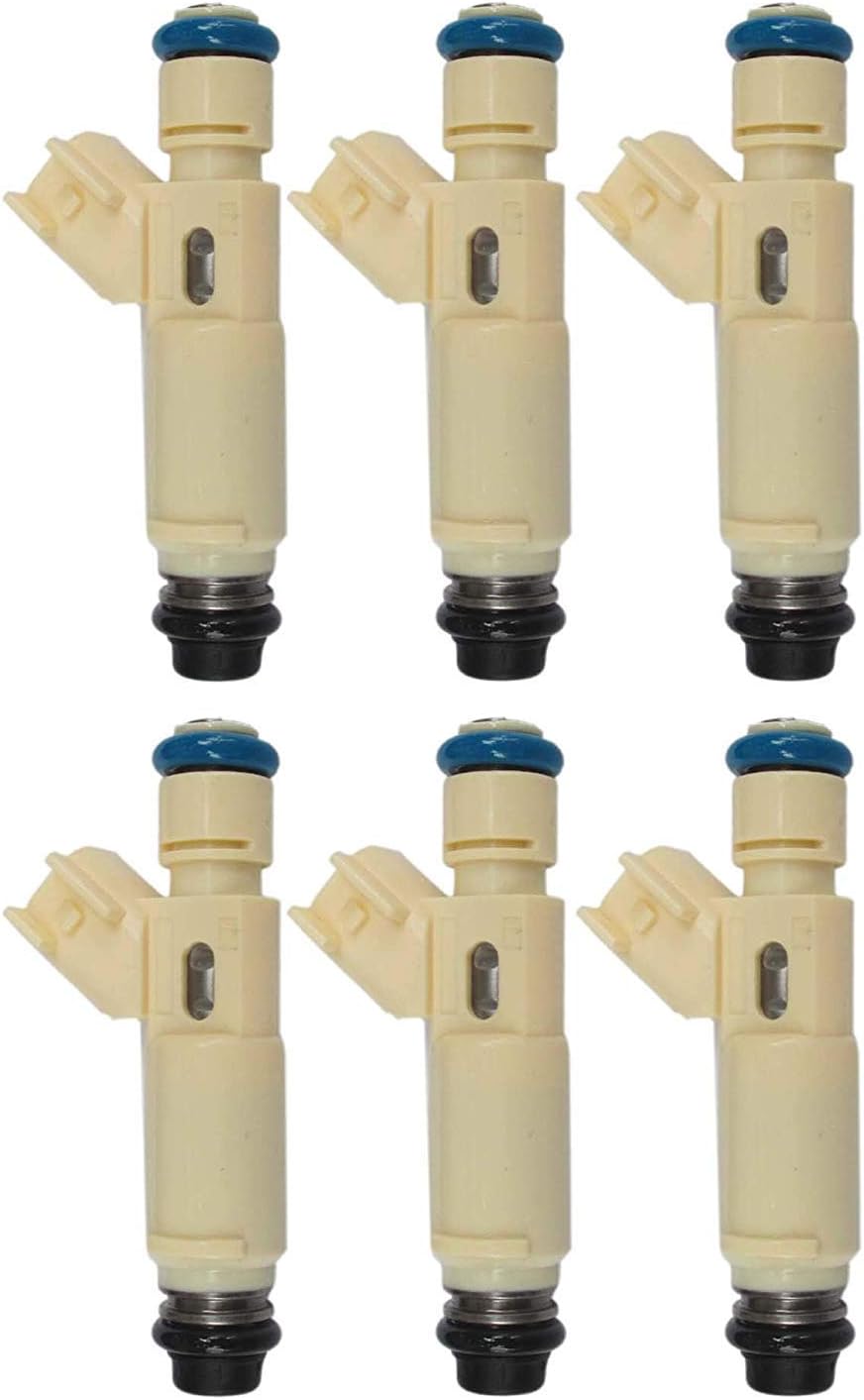 6PCS YL8E-C7B Fuel Injectors For 2001-2004 Ford Escape Mazda Mercury 3.0L V6