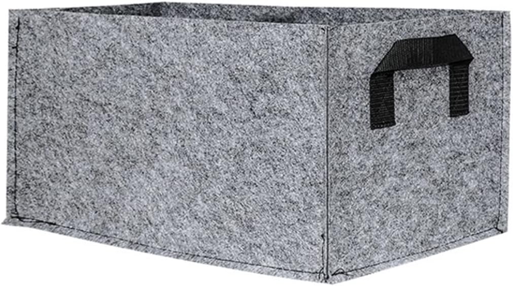 INLIMA Plant Pot Flower Pot Square Fabric Growing Bag Felt Growing Bag Home Gardening Vegetable Flower Planting Container