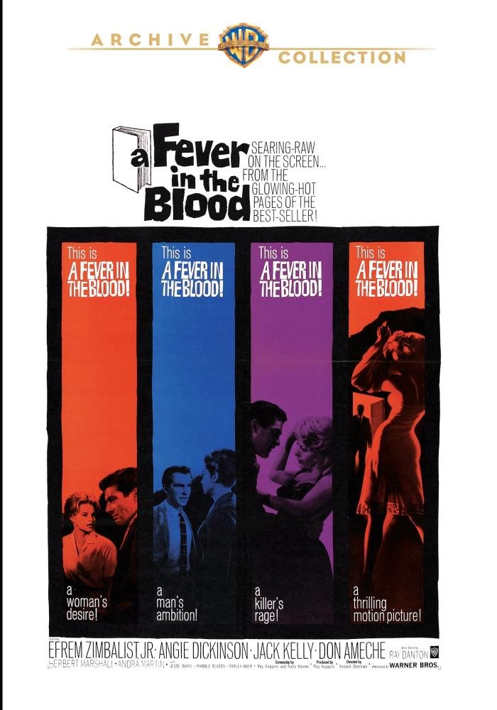 A Fever in the Blood DVD importación USA para coleccionistas de cine clásico