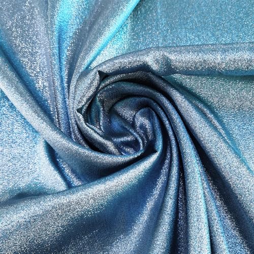 Tissu irisé paillettes métalliques anti-effilochage pour robe