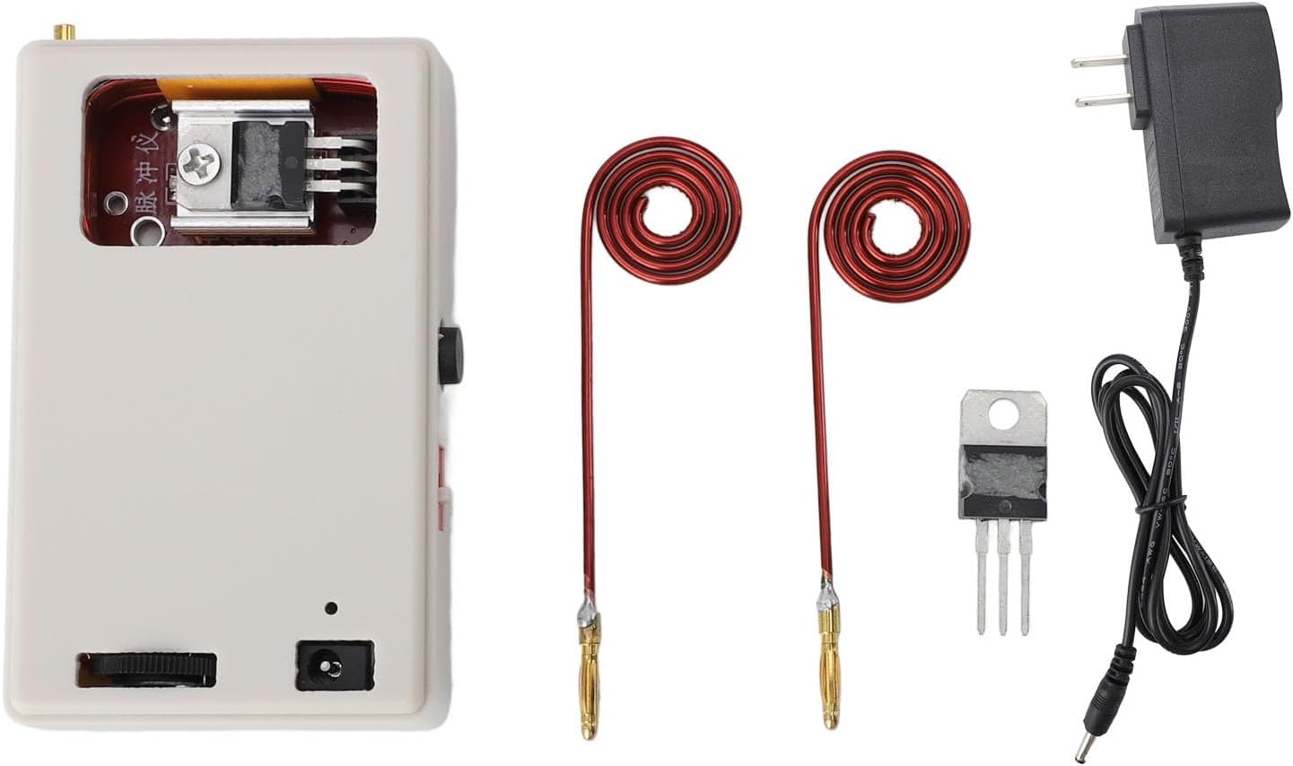 Coil Fingerprint Lock Maintenance Detector, 1800mAh Fingerprint Lock Detector Pulse Generator for Password Lock Door Locking System(US Plug-White)