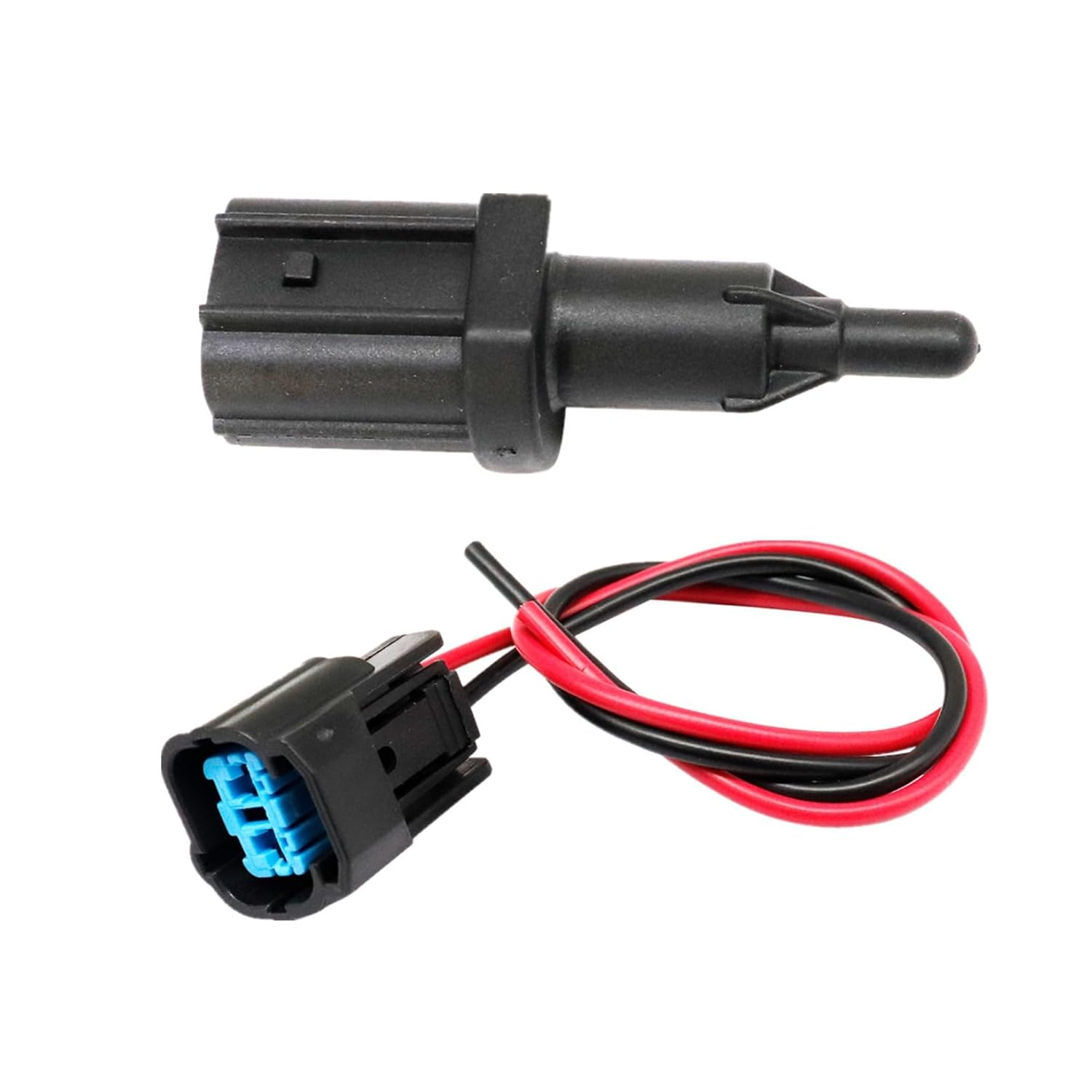 NLQR Inlet Air Temperature Sensor+Connector Compatible with Honda Civic Del Sol Insight 1996 1997 1998 1999 2000 2001 2002 2003-2006 37880P2A004 37880P2RA01 37880PA2004 37880-P2R-A01 37880-P2A-004