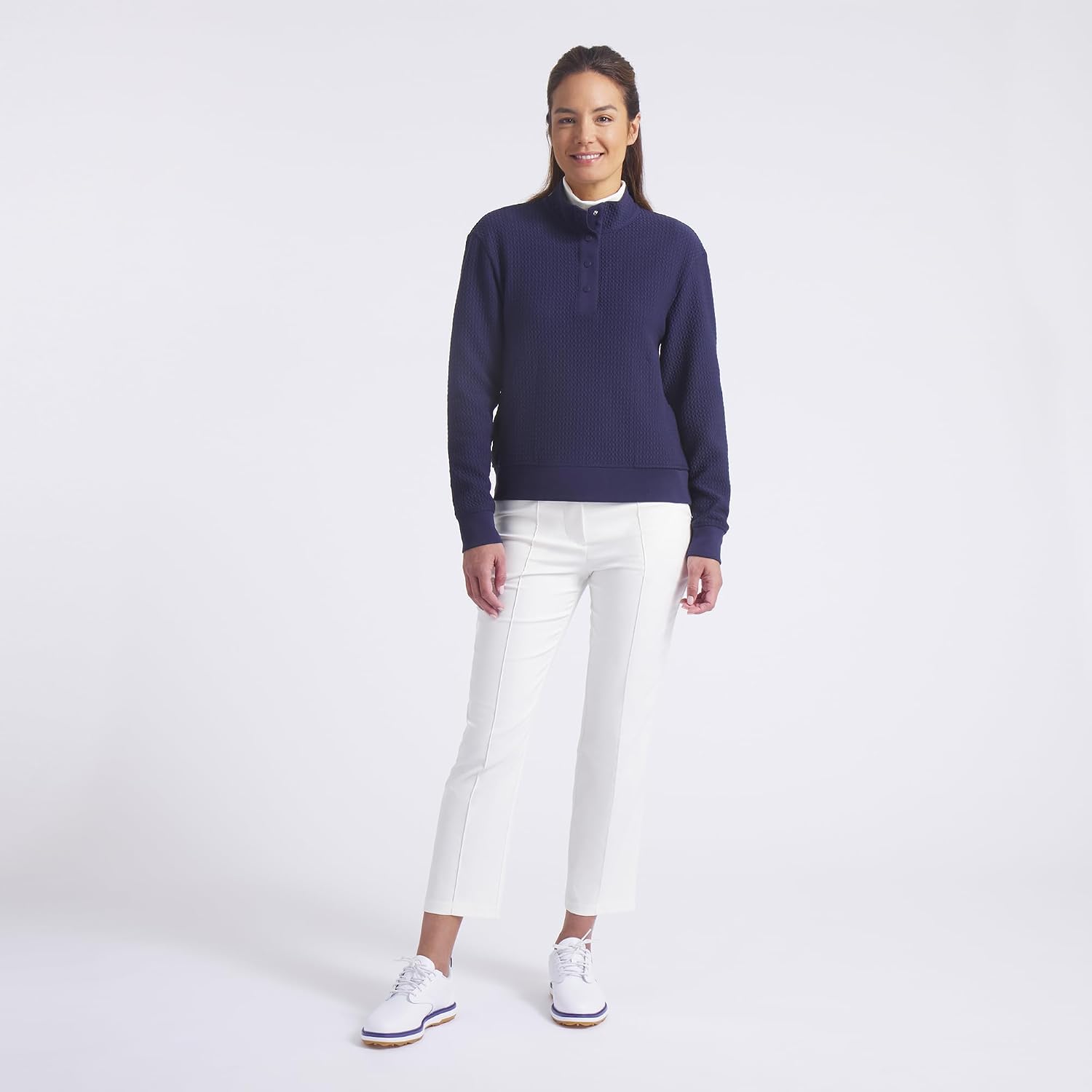 PUMA Golf Women's Boulder 1/2 Snap Pullover