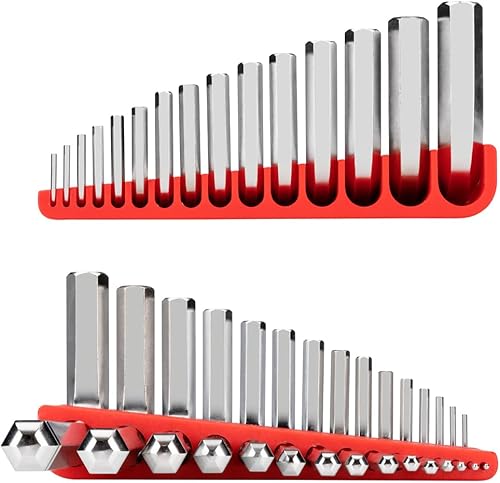 Miniatura 5 de TEKTON Juego de llaves hexagonales de extremo de bola 15 piezas 0051-0394in con soporte  KLX91201