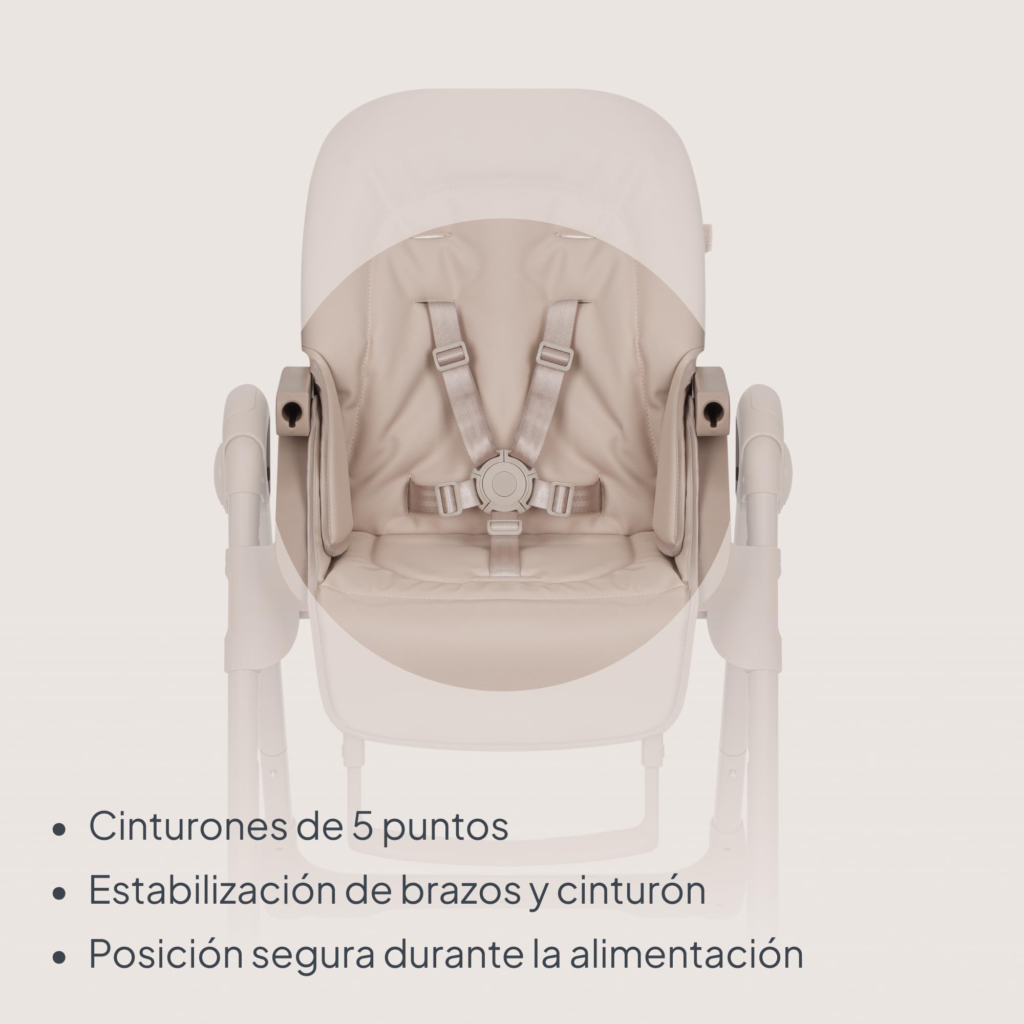 Lionelo Linn Plus Trona para Bebe 2 en 1 hasta 15 kg, Trona con Funcion Hamaca Desde el Nacimiento, Plegable, Ruedas, Regulacion con una Mano, 6 Alturas, 3 Posiciones, Bandeja Lavavajillas