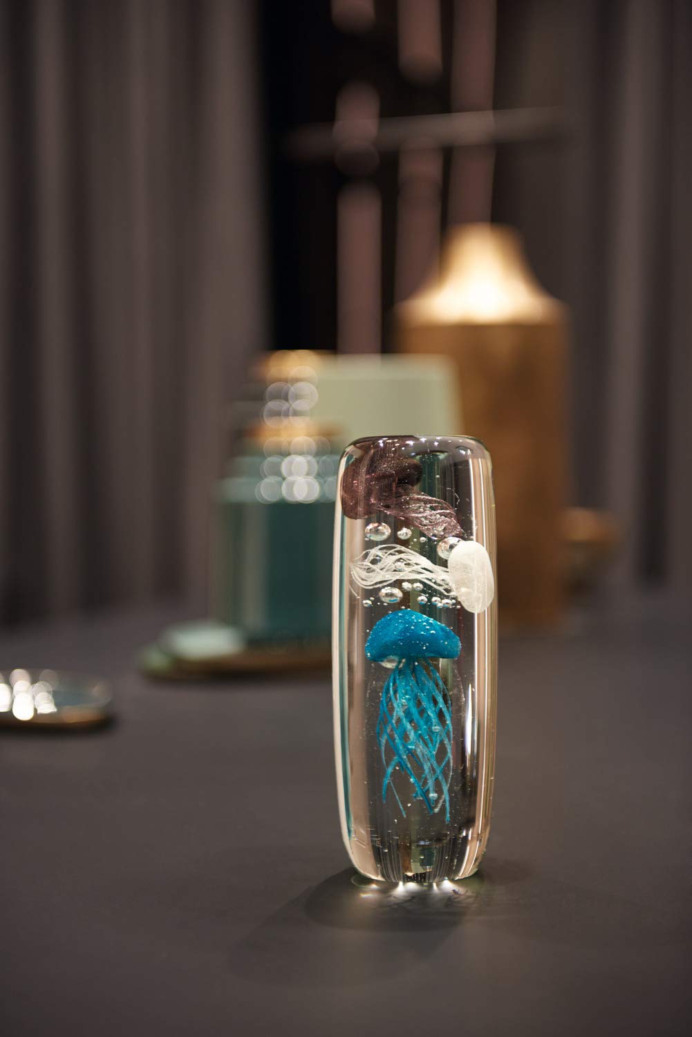 Image secondaire de Presse Papier Oceano Méduse Bleue 19 cm - LEONARDO