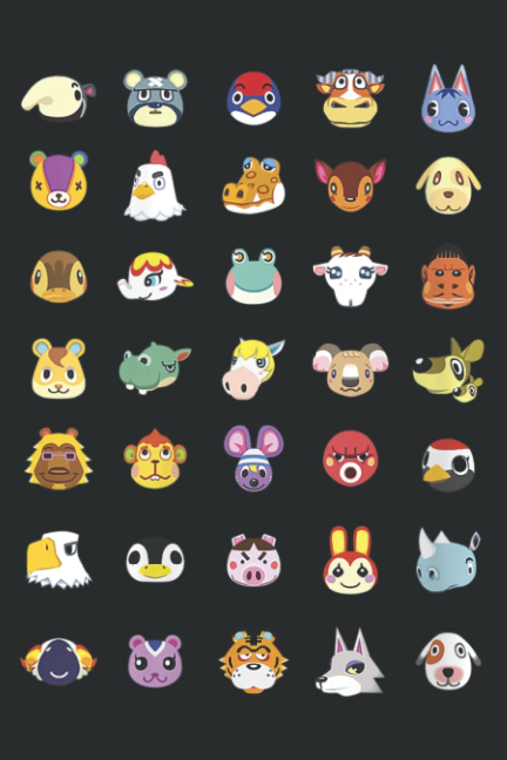 Animal Crossing New Horizons Group Shot Character Faces Family Funny