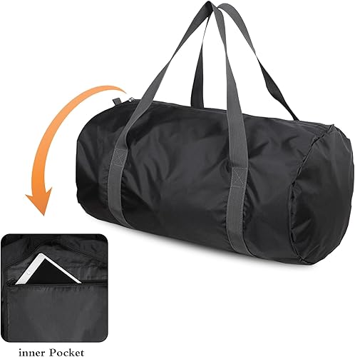 Miniatura 3 de Bolsa de viaje plegable, bolsa de gimnasio ligera y portátil, bolsas deportivas para mujeres y hombres, para campamento, fitness y excursiones