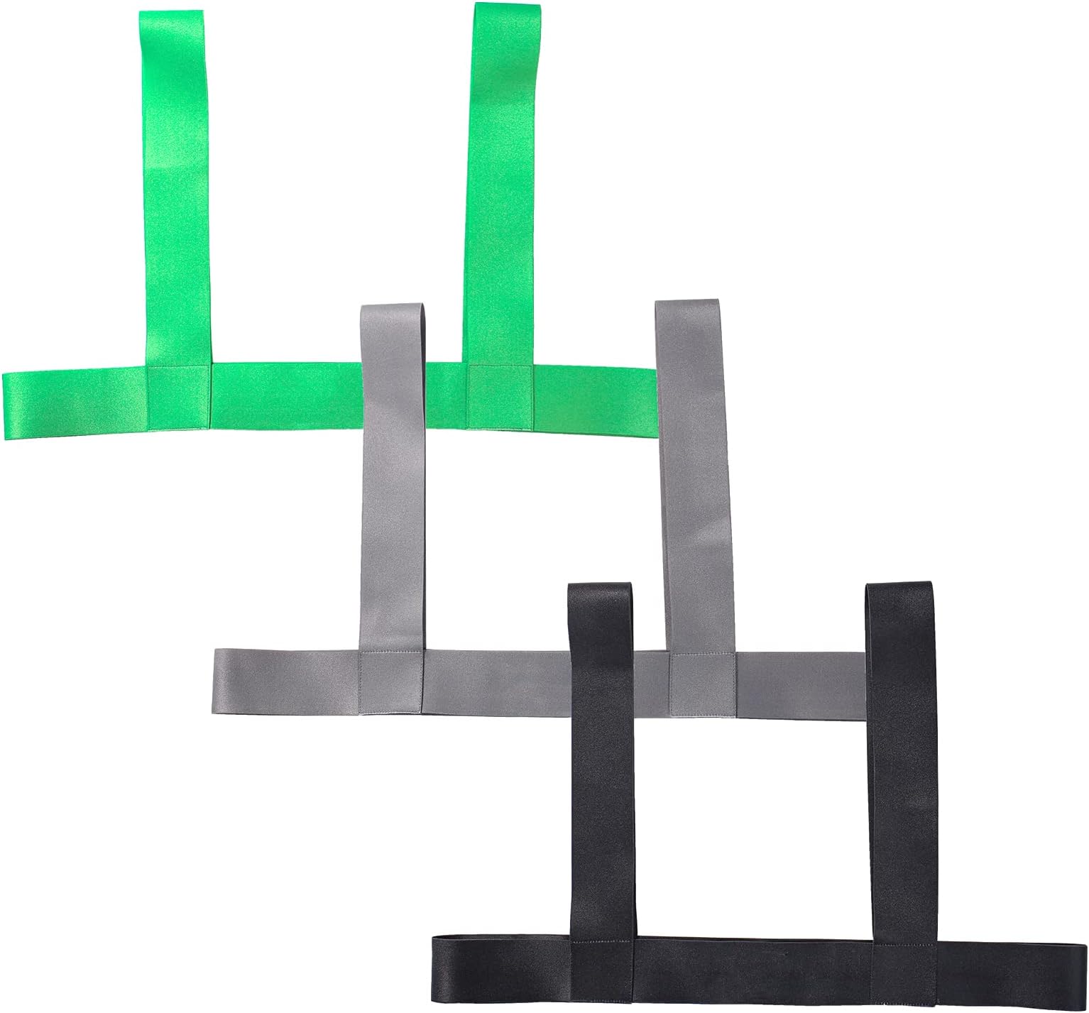 Man Harness Belt Body Chest Elastic Halter Nylon Shoulder Strap Club Wear Costume,, 3pcs/Green/Black/Grey-b, One size