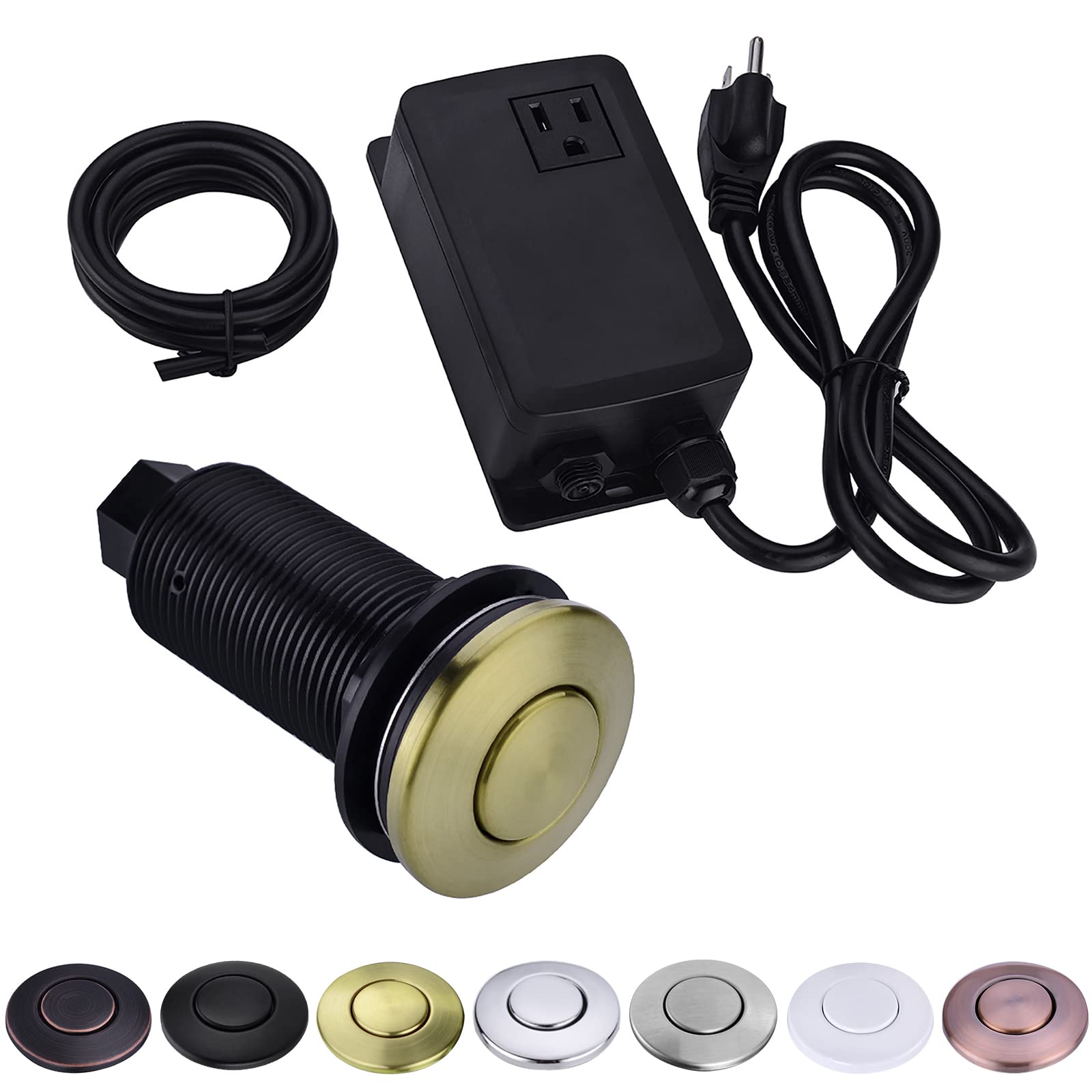 Buy BESTILL Sink Top Air Switch Kit for Garbage Disposal, Brushed Gold