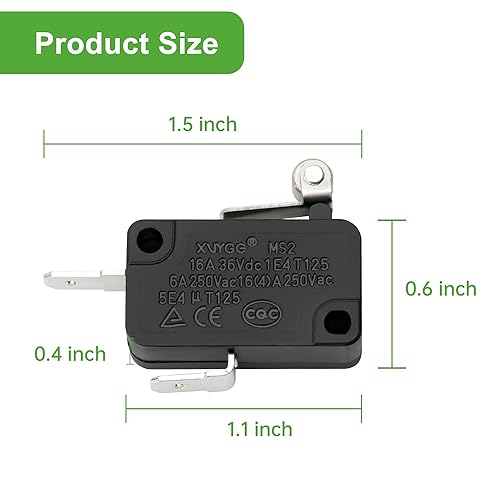 Miniatura 6 de 10L0L Carrito de golf Acelerador Pedal Box Micro Switch para EZGO 1994.5 Up 4-Cycle TXT Medalist Marathon Modelos, Reemplazar OEM # 25861G01