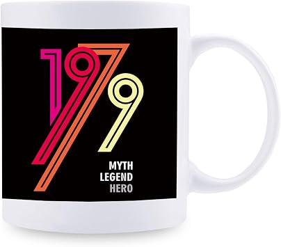 40th Birthday Gifts for Women - 1979 Birthday Gifts for Women, 40 Years Old Birthday Gifts Coffee Mug for Mom, Wife, Friend, Sister, Her, Colleague, Coworker - 11oz Made In 1979 Mug