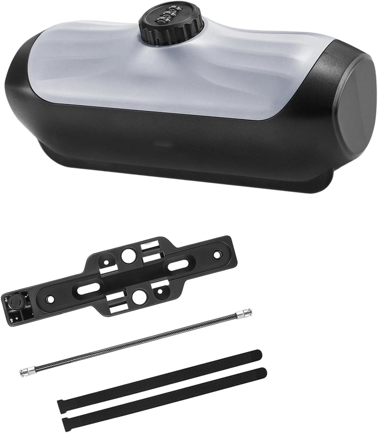 Hard Shell Front Frame Bag 1L Lockable Storage Box Cycling Tool Case Password Security Portable Cycling Top Tube Bag