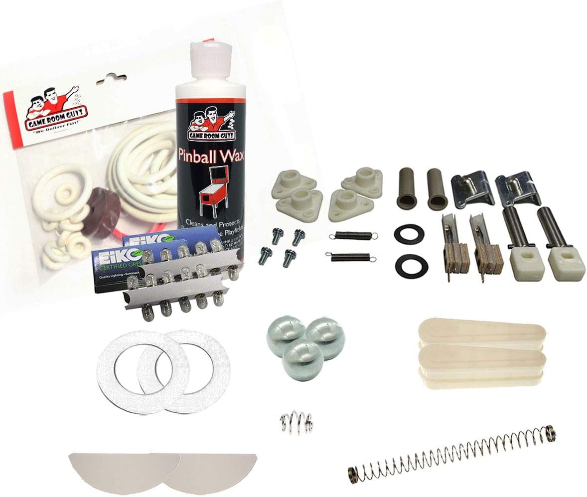 Game Room Guys 1978 Gottlieb Dragon Pinball White Premium Maintenance Kit