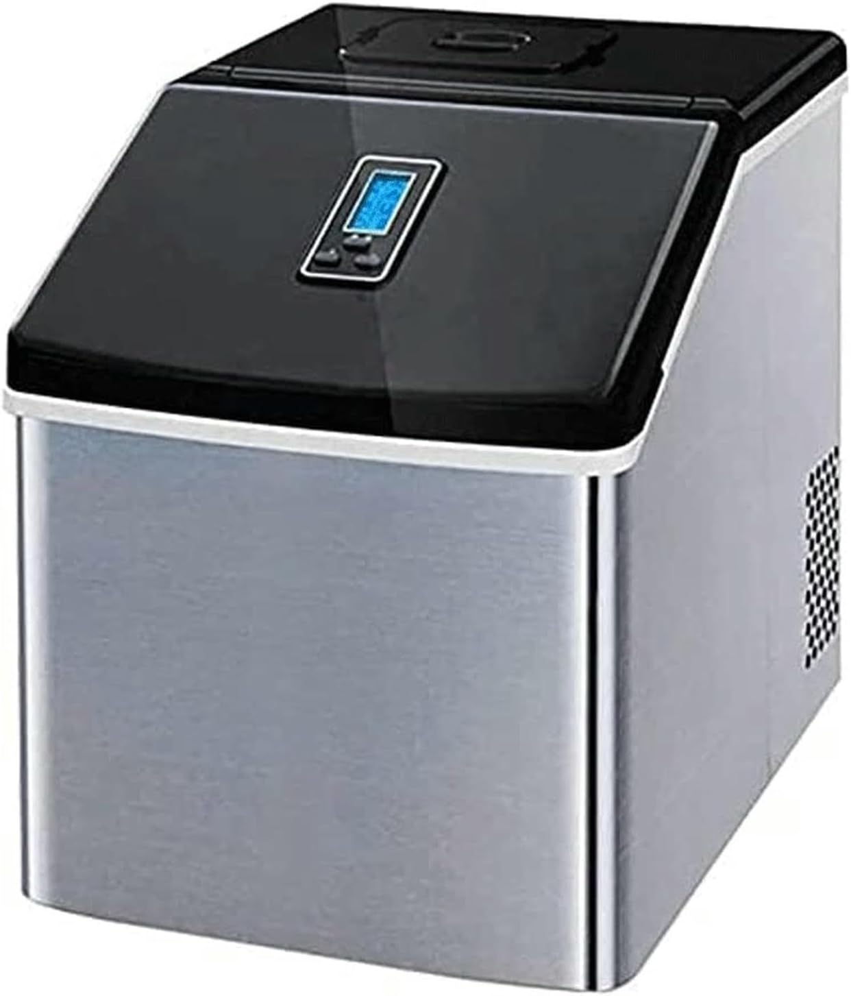 Ice Makers Countertop, Self-Cleaning Portable Ice Maker Machine with Ice Scoop and Basket, of Bullet Ice for Home Kitchen Office Bar Party