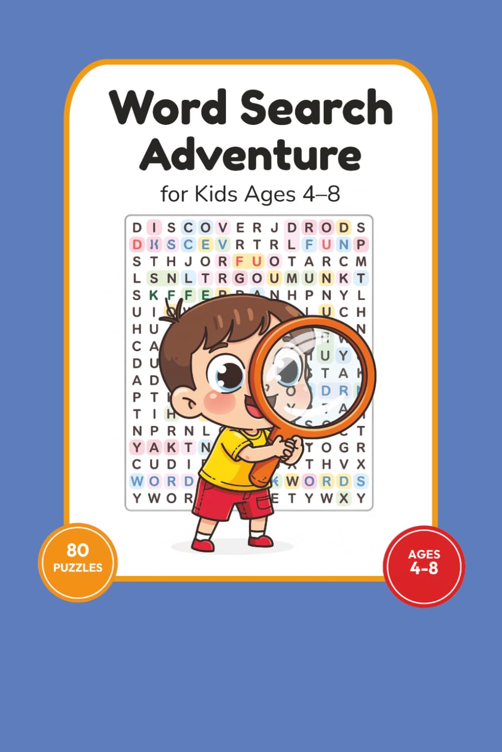 Word Search Adventure: 80 Fun Puzzles from Beginner to Champion