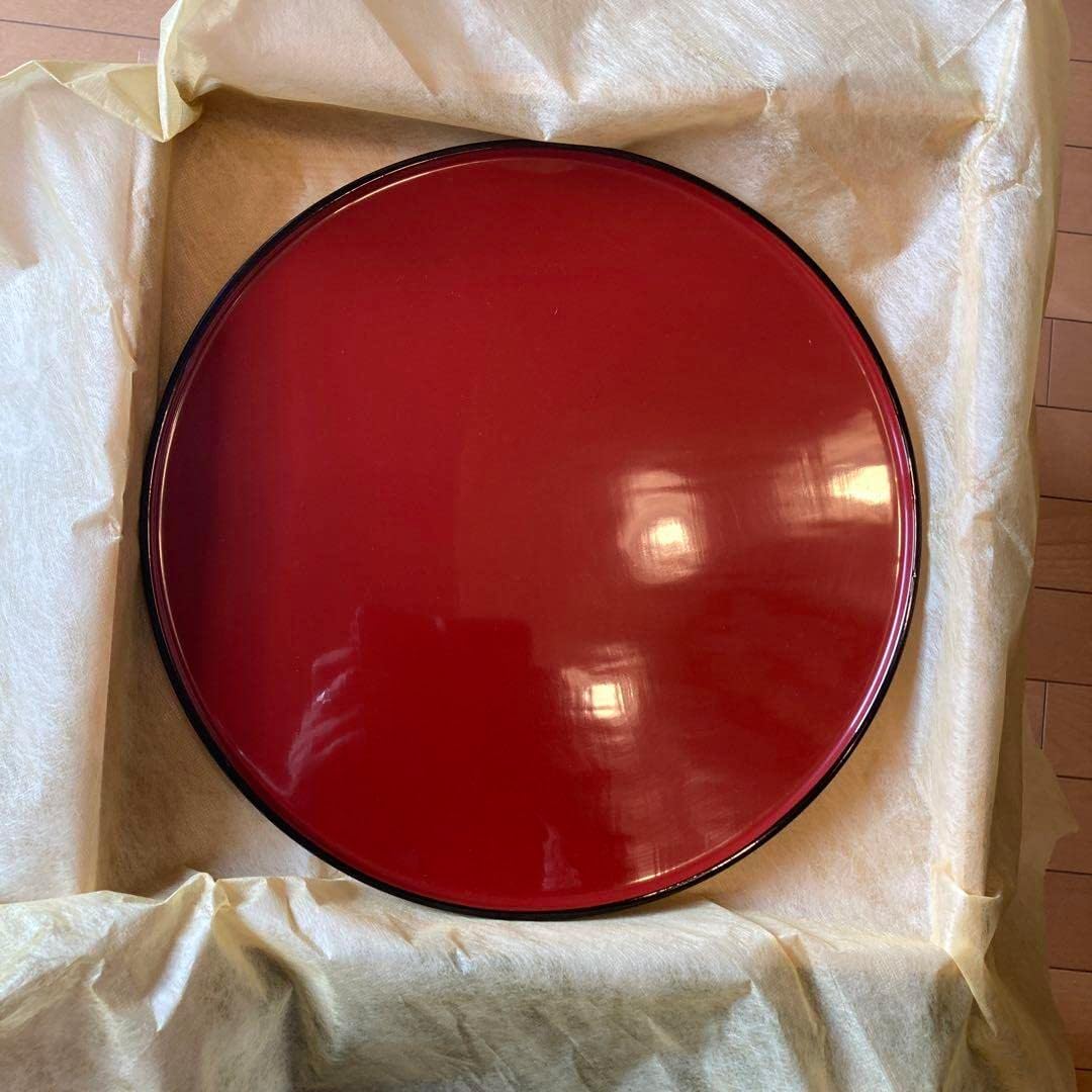 東大寺 二月堂 日乃丸盆 42cm 日の丸盆 盆 【k3411】 東大寺 二月堂 日