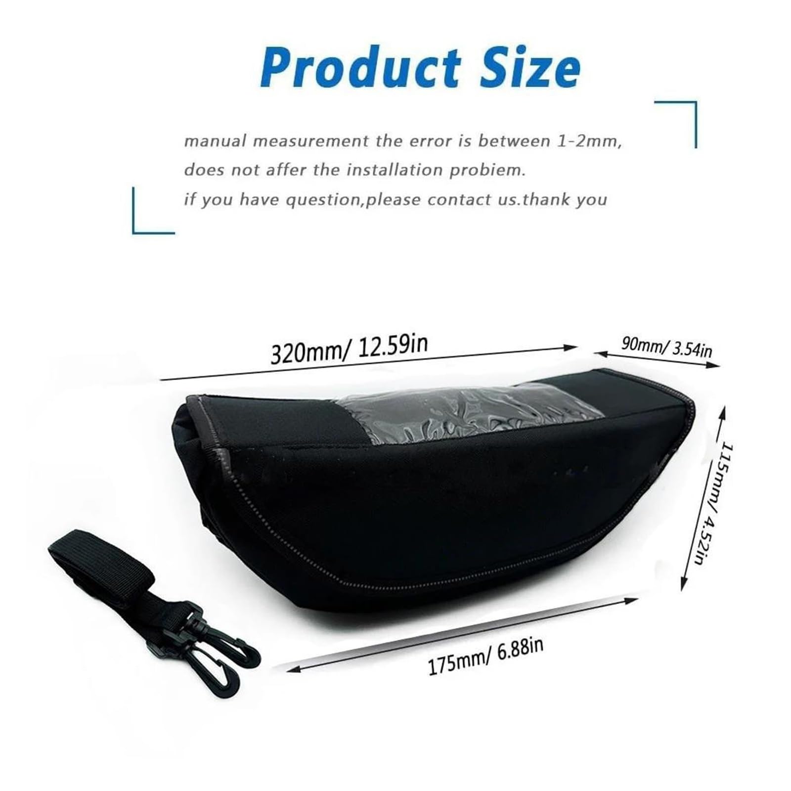 Borsa Manubrio Moto Borsello Manubrio Per DSX 900 DS900X 900dsx 2024 Borsa Da Manubrio Impermeabile Moderna(A)