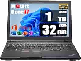 Amazon.co.jp: 【整備済み品】 Lenovo ThinkPad P52 / Quadro P1000