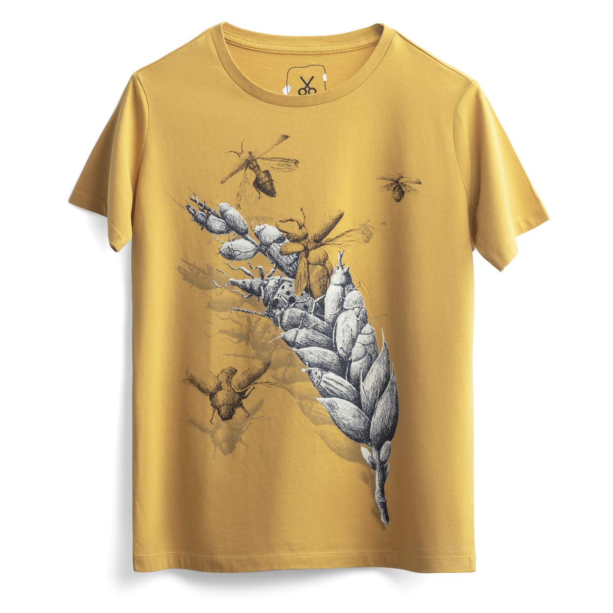 KAFTREDMER Series Women's Design Printed Crew Neck T-Shirt Regular Fit 100% Cotton