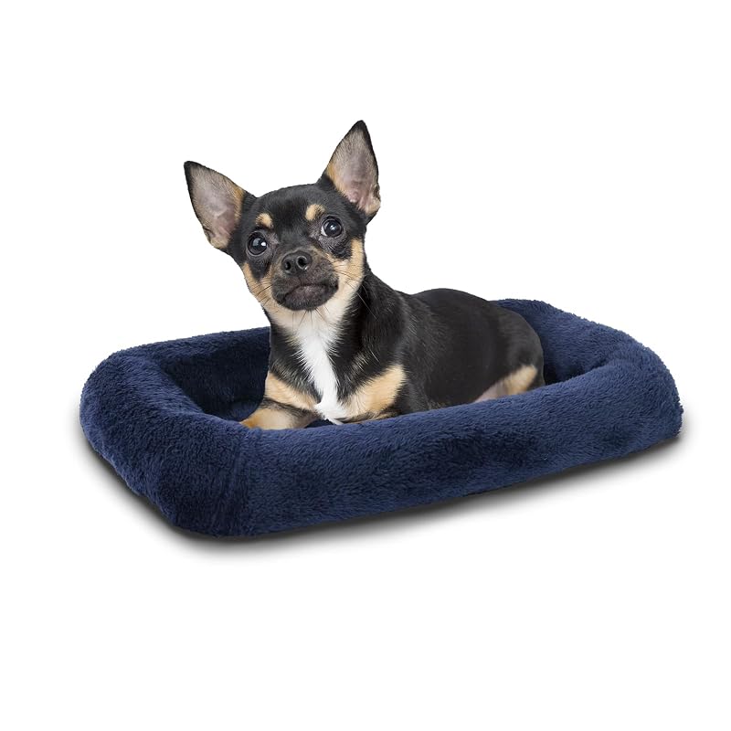 Cama para cães pequenos com laterais acolchoadas e superfície macia Patas Lague 40,64 x 30,48 cm
