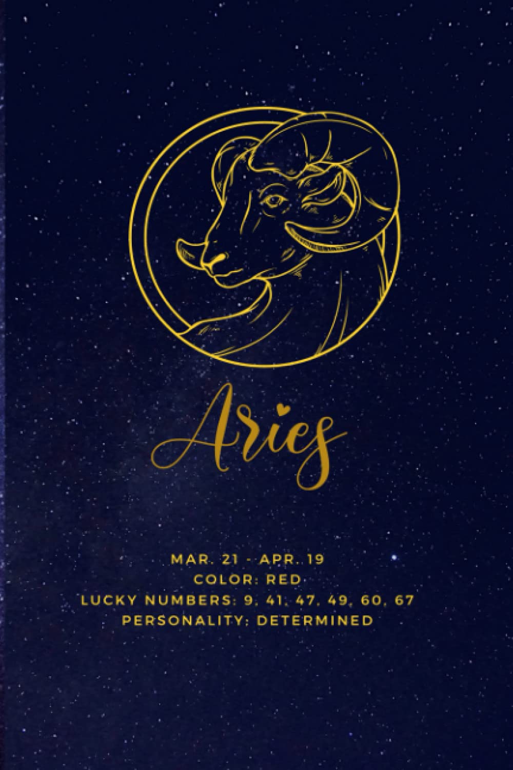 Aries: Zodiac Horoscope Notebook Journal Diary for writing and journaling, Perfect gift for Aries