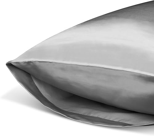 Miniatura 7 de BEDELITE - Funda de almohada corporal de satén, supersuave y refrescante, para el cabello y la piel, transpirable y sedosa, funda de almohada de