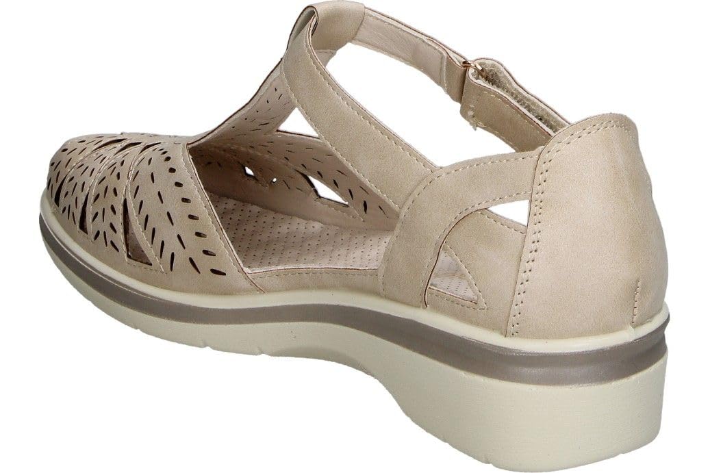 amarpies | Sandalias con Cuña Mujer – Zapato de Cuña– Cuña Baja – Estilo Casual – Versátiles y Combinables – Modelo AMD30030