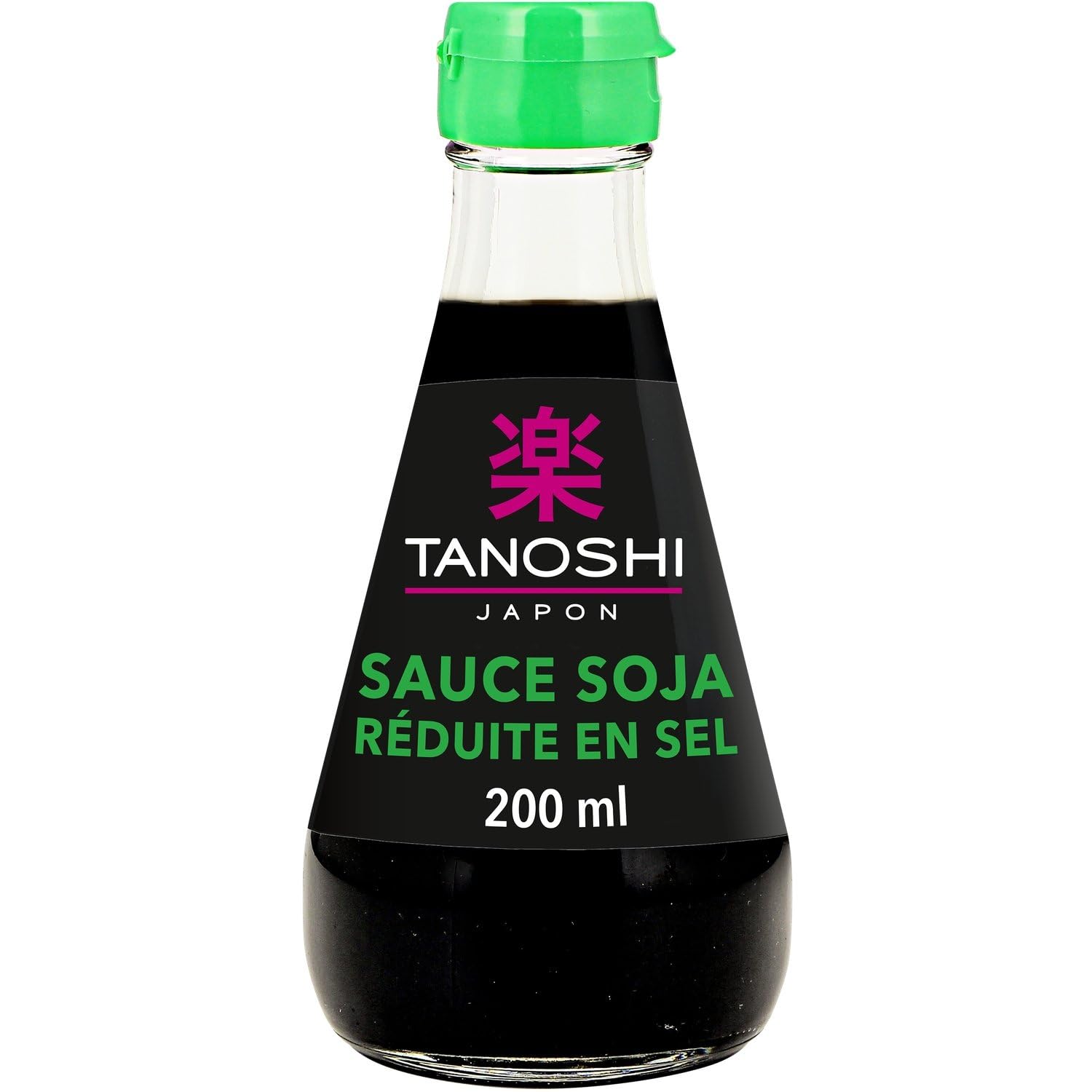 Sauce Salée réduite en sel TANOSHI - La bouteiLLe de 200mL Lot De 4 - Par Lot