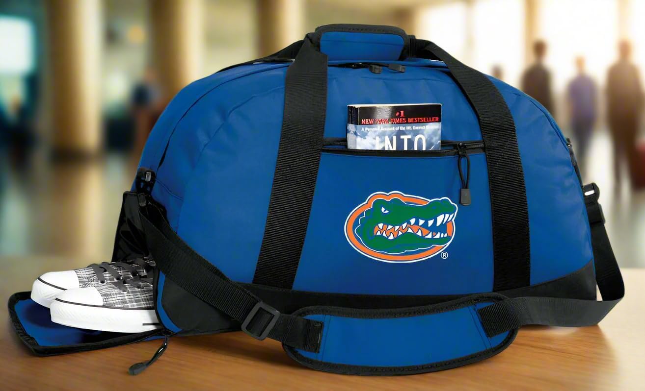 University of Florida Gym Bag or Suitcase Florida Gators Duffel Bag w/SHOE POCKETS