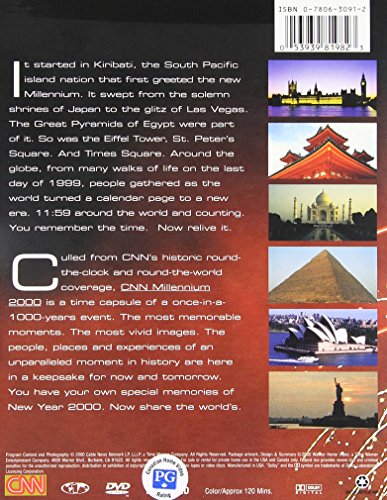 Película documental CNN Millennium 2000 en formato DVD de USA 3