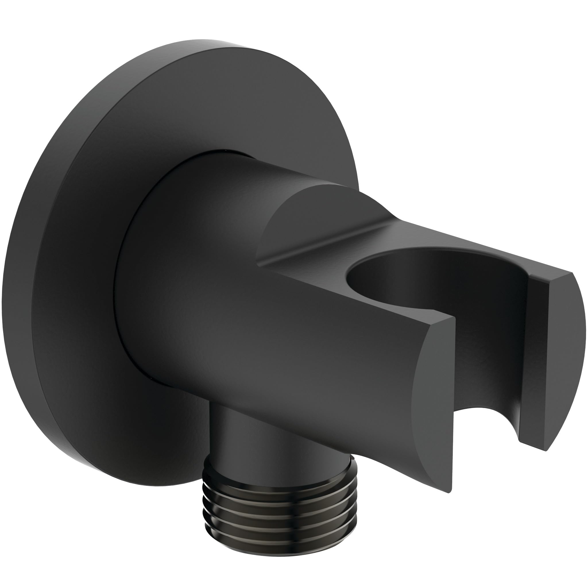 Ideal Standard - Idealrain, Kit doccia light, Mini set componenti doccia tondo, Nero Seta