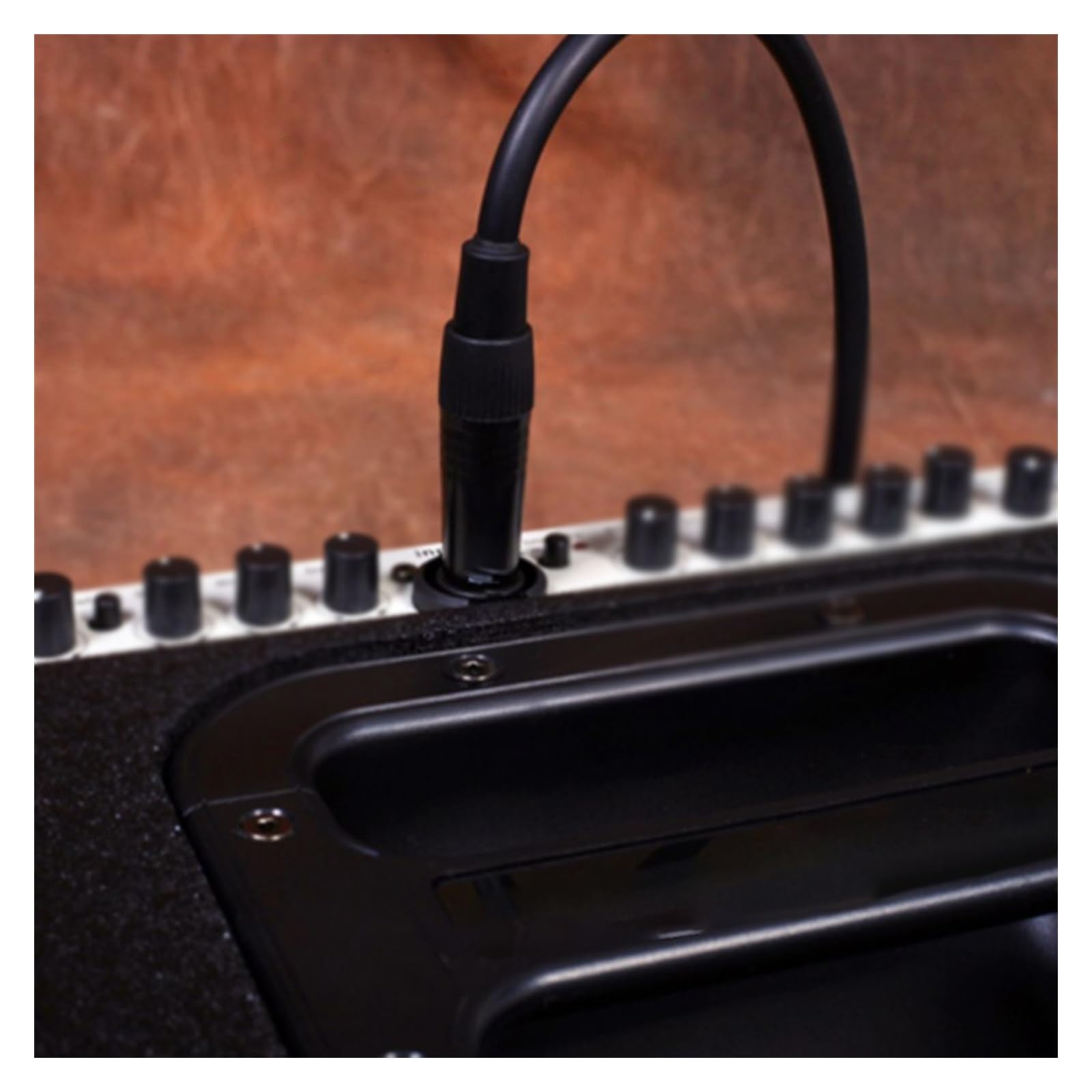 Gitarren-Audiokabel Elektrobox-Gitarrenkabel, Bassinstrument, Rauschunterdrückung, sauerstofffreies Kupferkern-Audiokabel (Size : 6m)