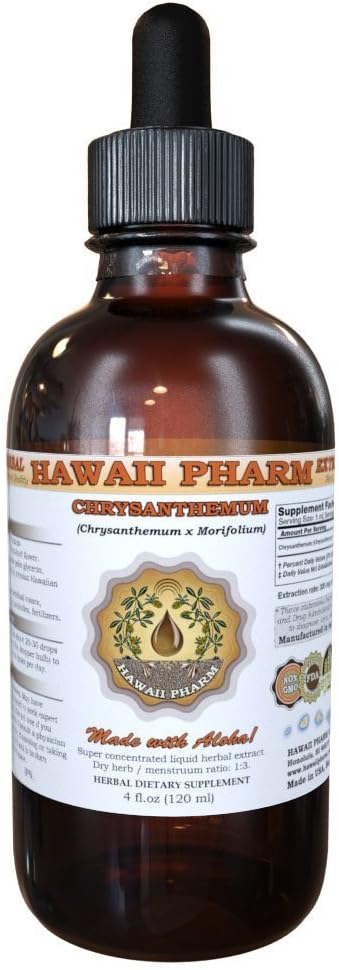 Hawaii Pharm Chrysanthemum (Chrysanthemum x morifolium) Liquid Extract 4 oz