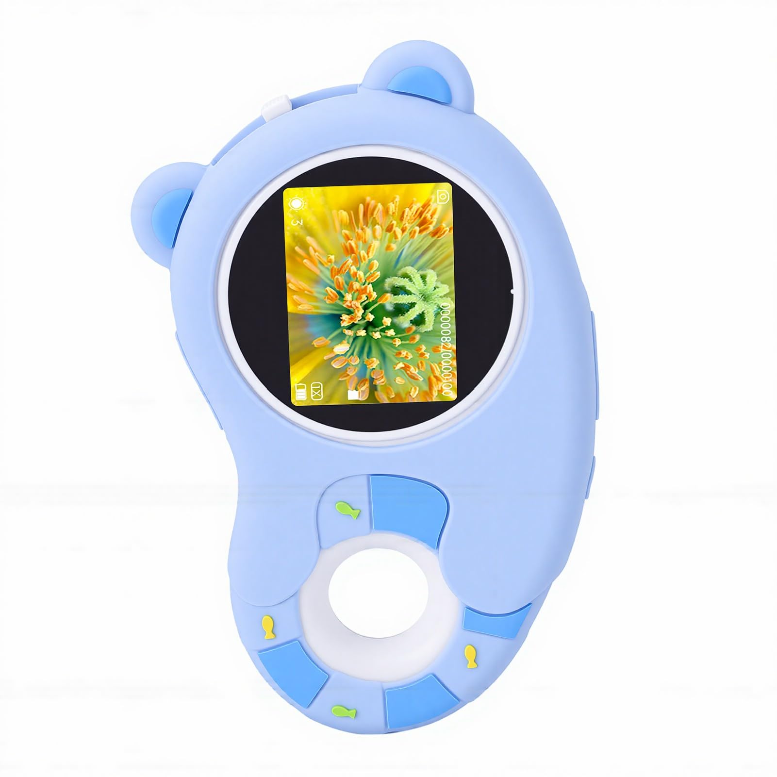 Microscopio Digital de Bolsillo para Niños, Pantalla IPS de 2.0