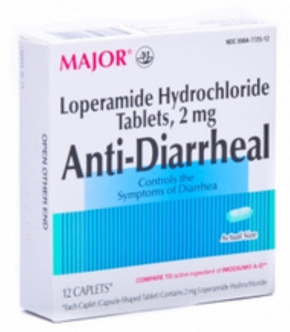 MAJOR Anti-Diarrheal Caplets 12 Caplets (Pack of 10)