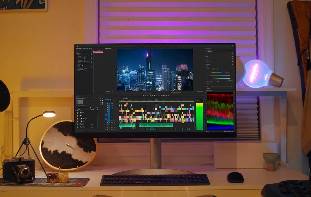 LG Ultrafine™ 32UQ850V-W.AEU Ecran PC 4K 32" - Dalle IPS résolution UHD (3840 x 2160), 5ms GtG 60Hz, Display HDRTM 400, DCI-P3 98%, AMD FreeSync, inclinable, réglable en Hauteur, Mode Portrait