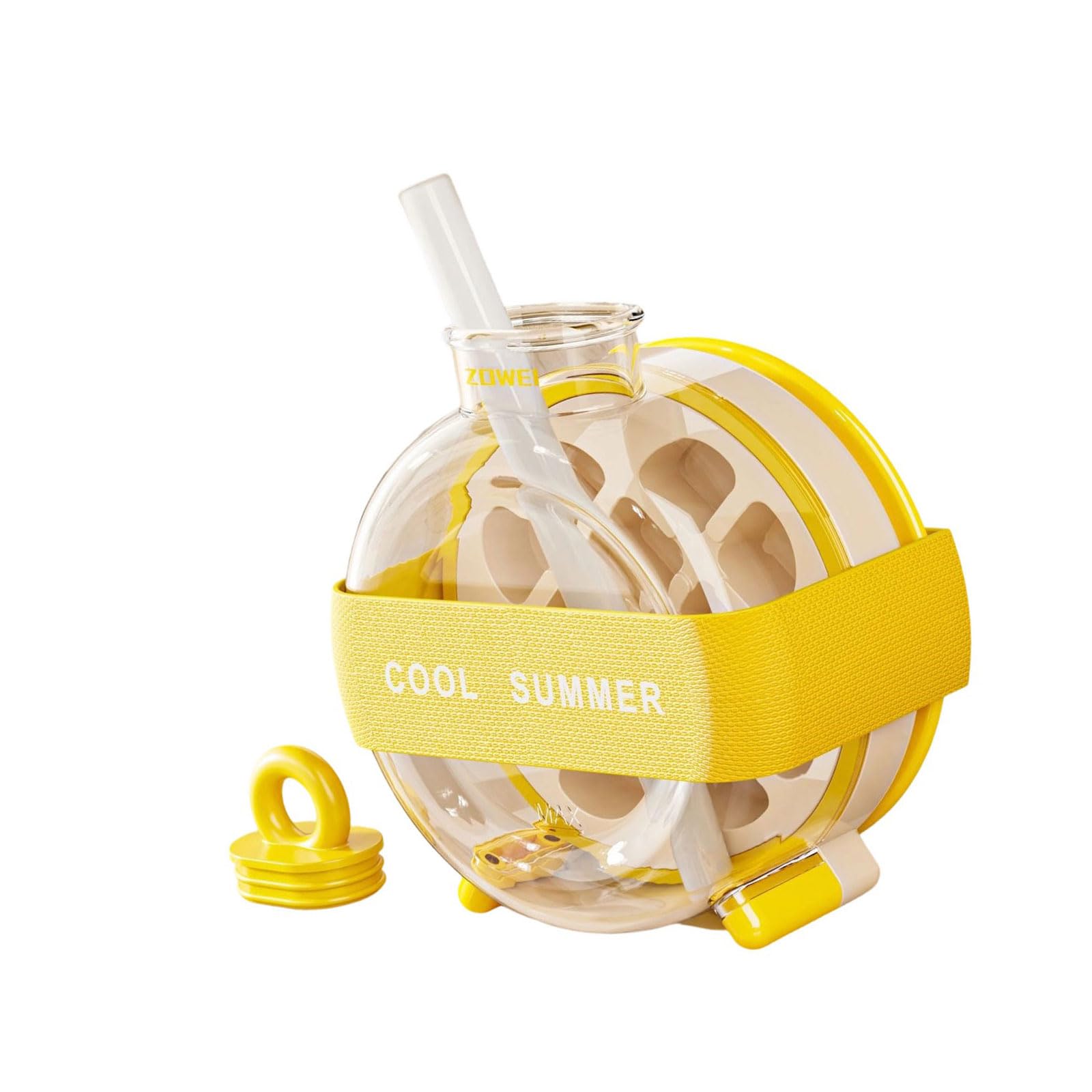 Buxuaaaa Multifunctional Hydrations Systems Combining Ice Production with Spill Proof Carrying Solution Camping Drink Container Efficient Ice Cubes Container Bottle