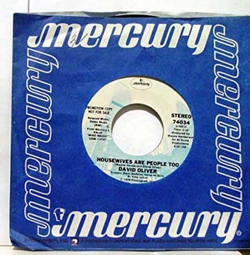 DAVID OLIVER HOUSEWIVES ARE PEOPLE TOO 45 rpm single