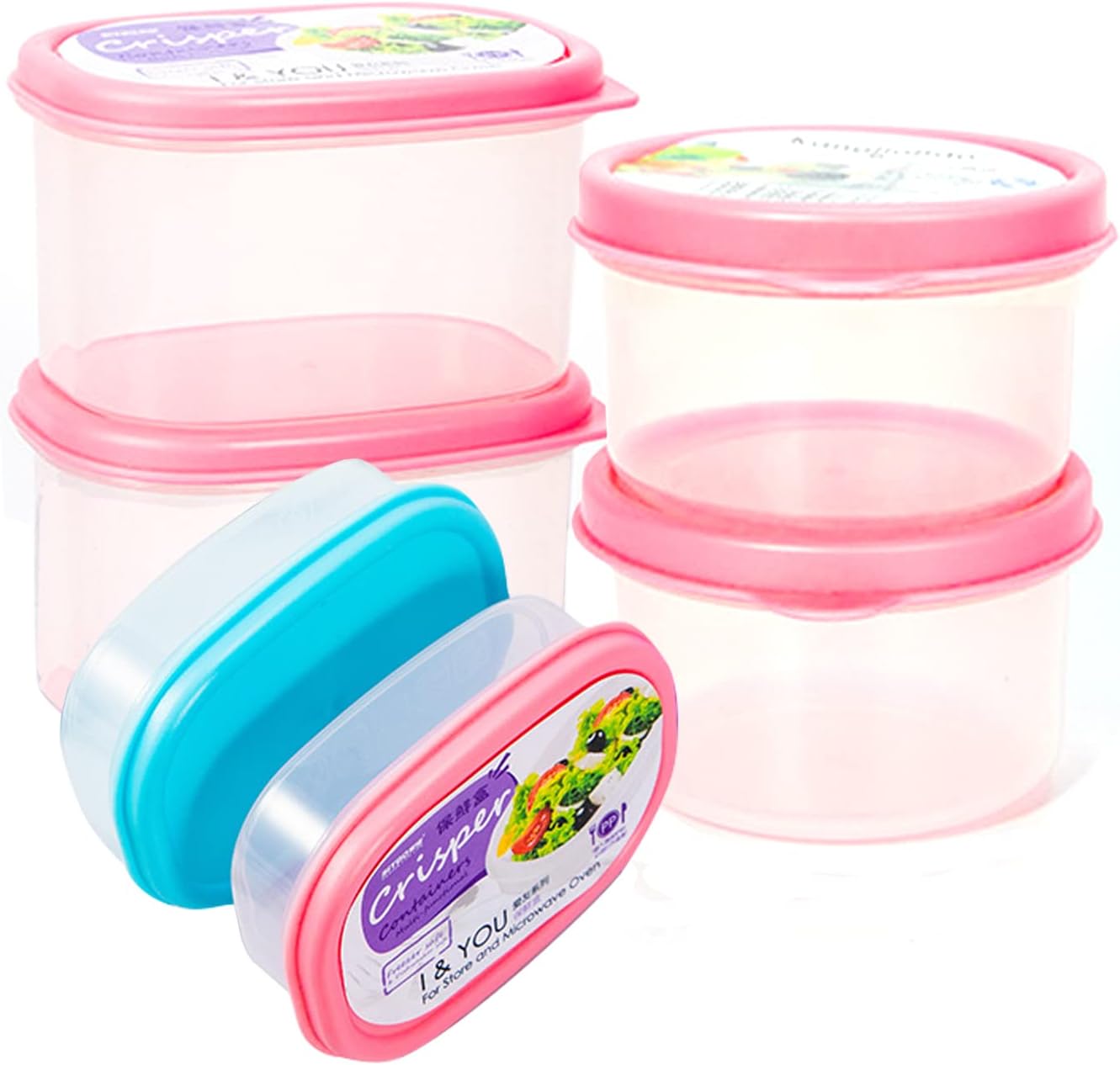 GEOOT Mini Food Storage Containers, Cups Containers with