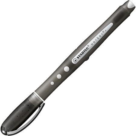 STABILO Worker Rollerball Pen, Black