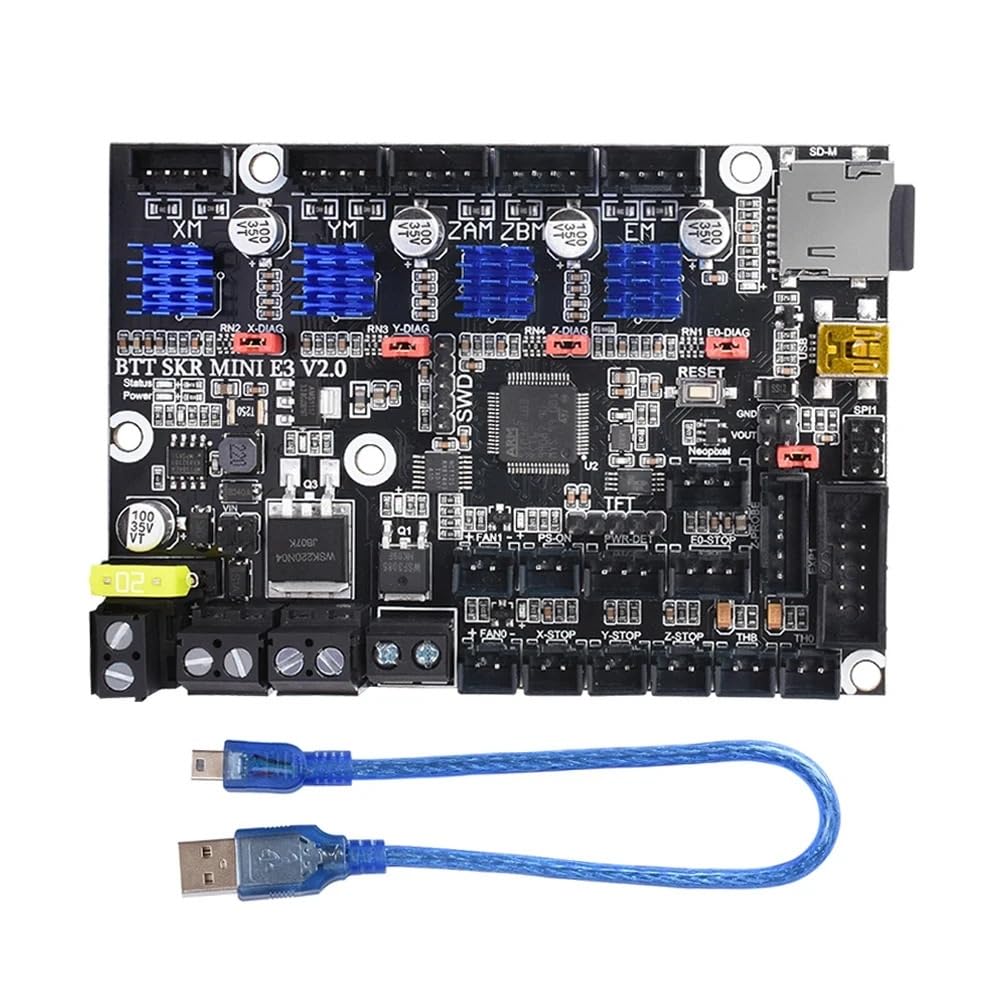 for BIGTREETECH SKR MINI E3 V 2,0 32Bit Motherboard Onboard TMC2209UART Upgrade for TFT35 V3. Ender3V2 CR10 for Voron V0.1 3D-Drucker(with Cable)