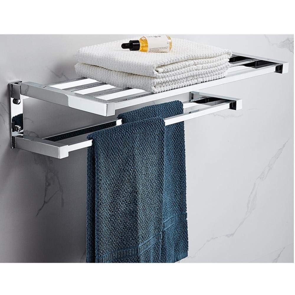 Porte-serviettes monocouche pour optimiser le rangement et le séchage dans votre douche