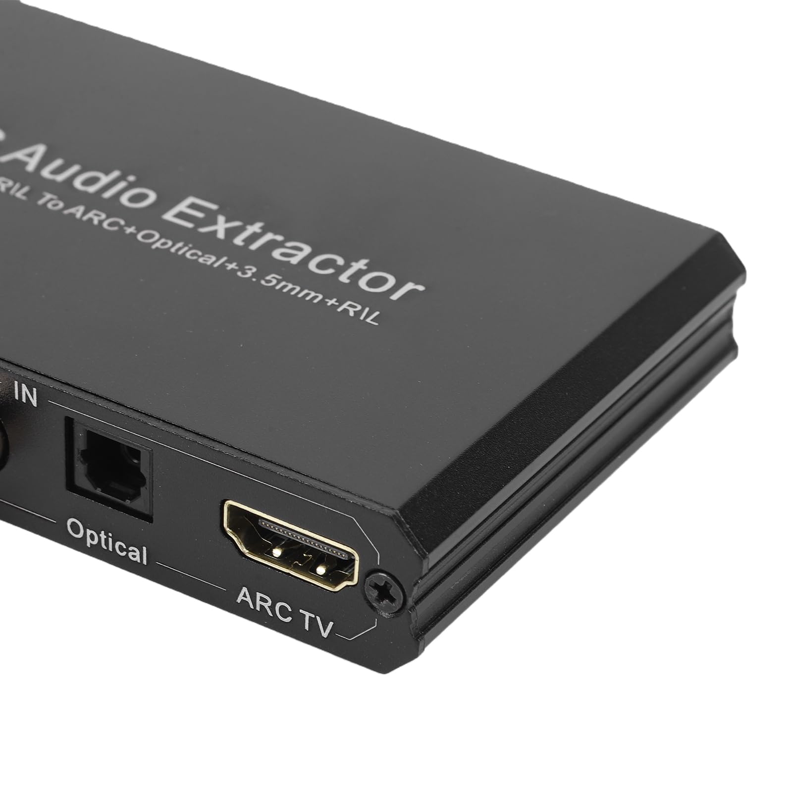 GOWENIC Convertisseur Numérique vers Analogique | Extracteur de Son Optique ARC LR 3,5 Mm avec DAC 24 Bits 192 KHz pour Système de Haut-parleur TV 5.1