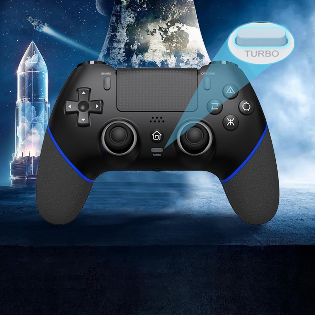Controlador inalámbrico para juegos Gamepads giroscópicos de 6 ejes, vibración dual, Gamepad para PS4/PC