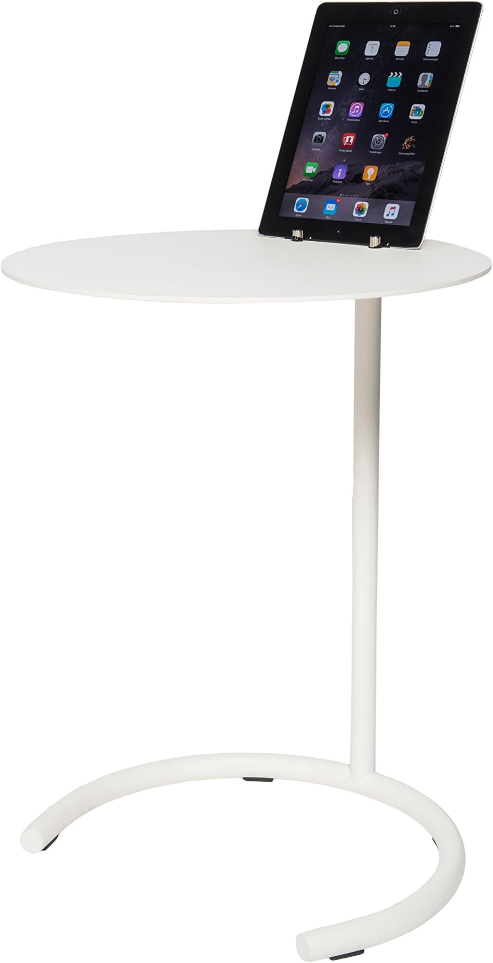 Lourens Fisher T Occassional Table white, Steel, 60x40x60 cm