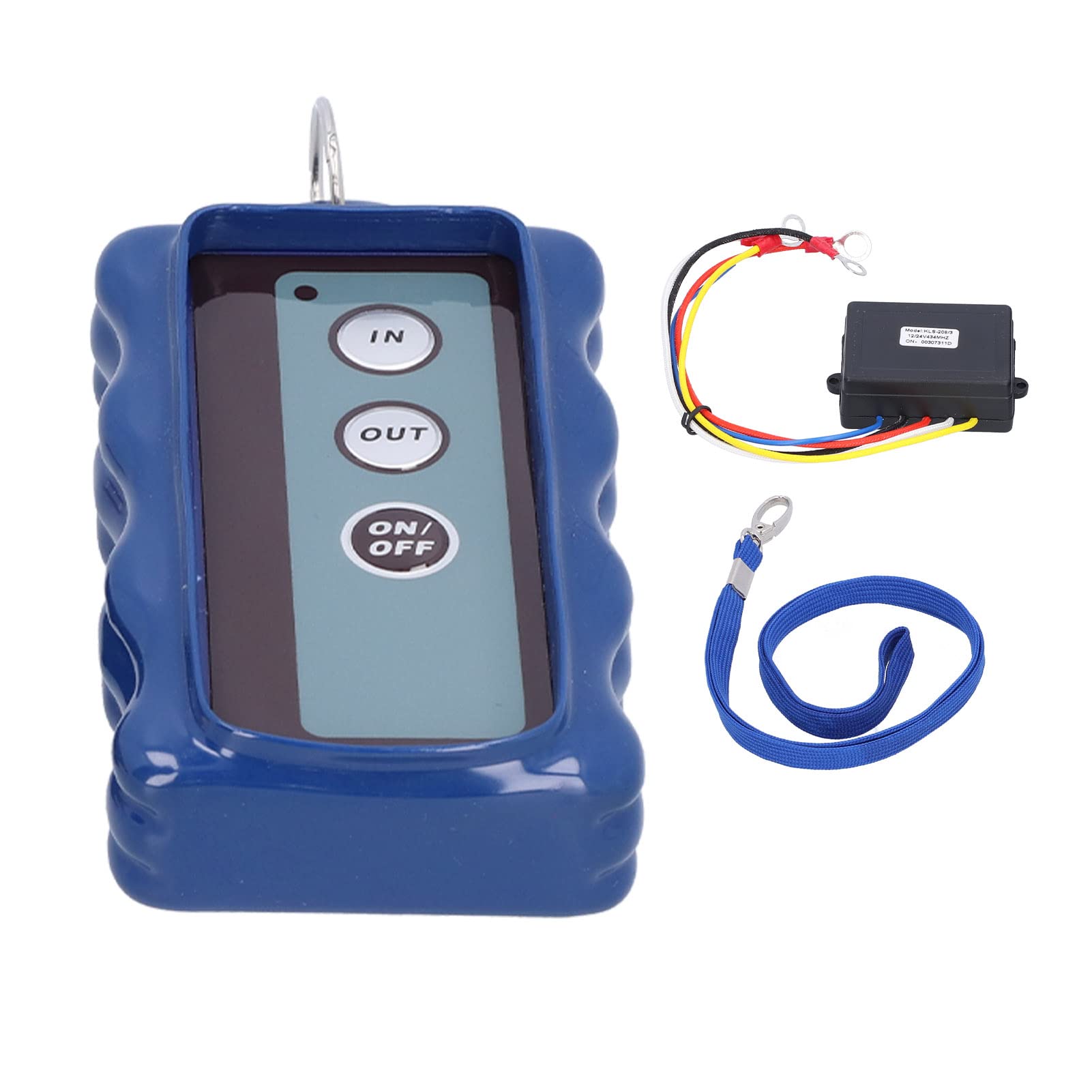 WINCH Assemblaggio Comando Manuale Verricello, Kit Telecomando Verricello Wireless Interruttore Elettrico Universale per ATV SUV Camion 12V 434MHz